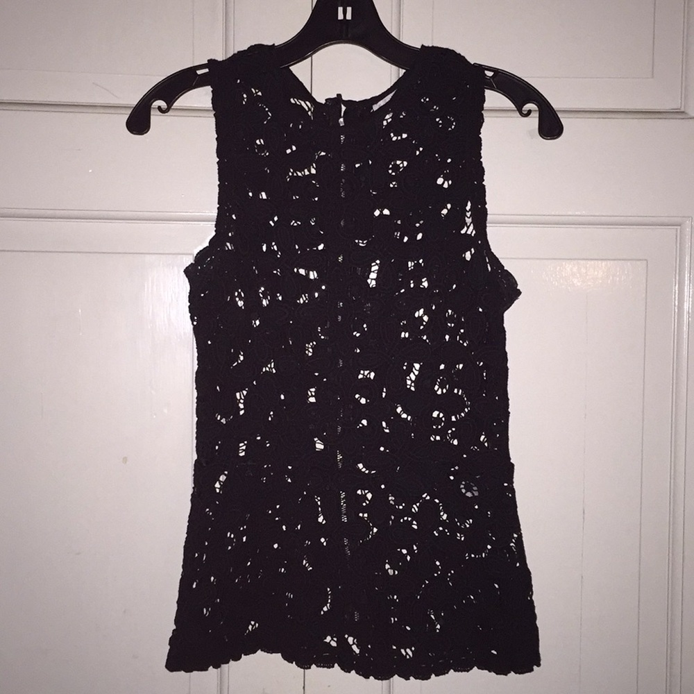 Intermix crochet top